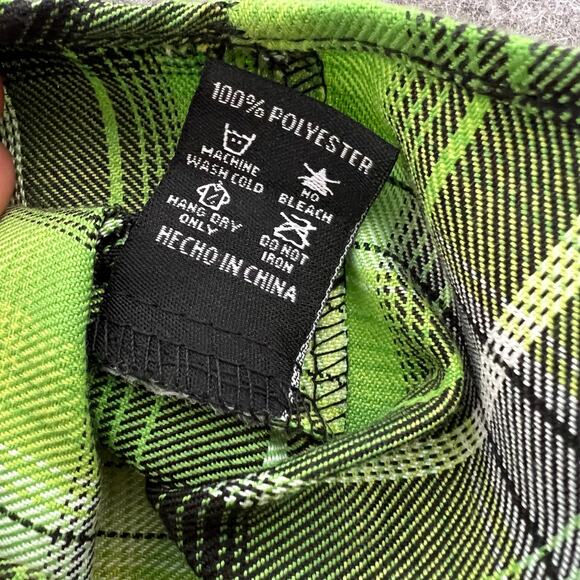 Dixxon Flannel Men's Long Sleeve Button Up Shirt Green/Black "Arsenic" Size XL - Picture 7 of 8